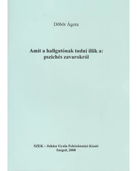 Amit a hallgatónak tudni illik…