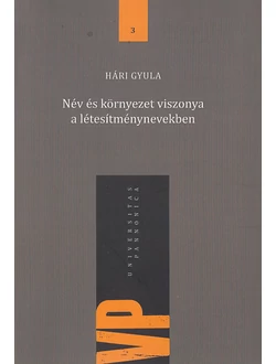 Név és környezet viszonya a létesítménynevekben