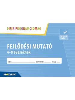 DIFER Fejlődési mutató 4-8 éveseknek