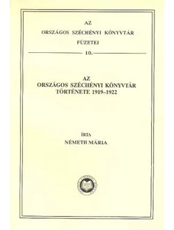 Az Országos Széchényi Könyvtár története 1919-1922