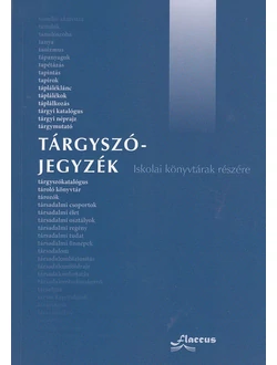 Tárgyszójegyzék