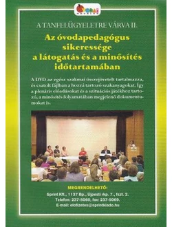 Az óvodapedagógus sikeressége a látogatás és a minősítés időtartamában (DVD)