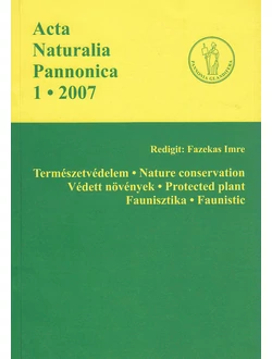 Acta Naturalia Pannonica 1 (2007)