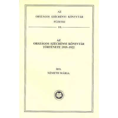 Az Országos Széchényi Könyvtár története 1919-1922