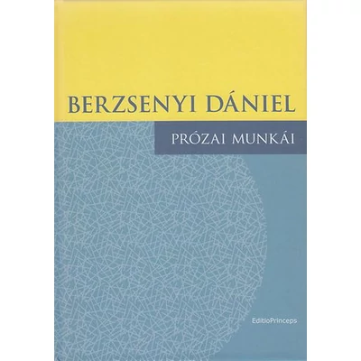 Berzsenyi Dániel prózai munkái