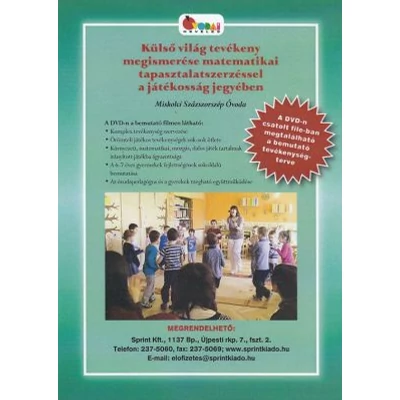 Külső világ tevékeny megismerése matematikai tapasztalatszerzéssel a játékosság jegyében (DVD)