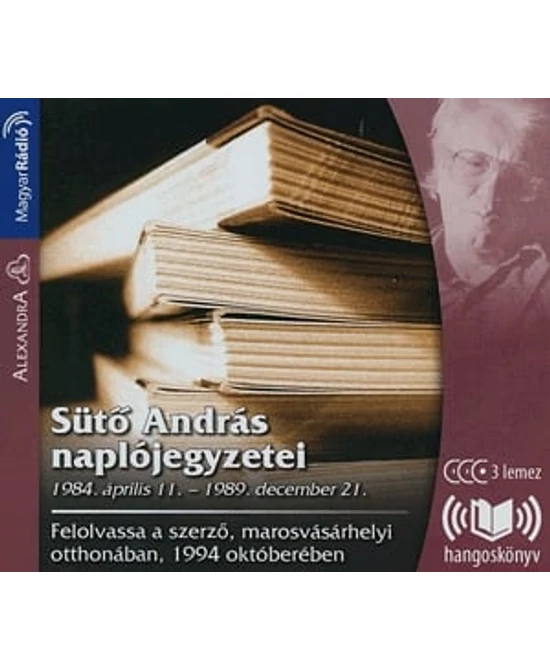 Sütő András naplójegyzetei (hangoskönyv, 3 CD)