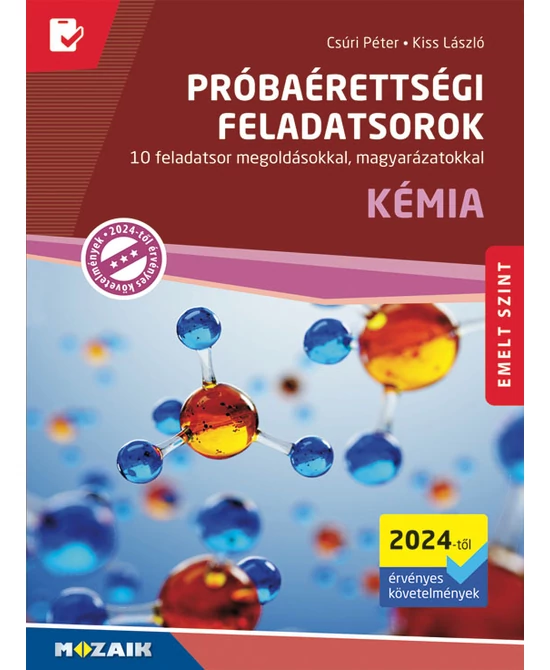Próbaérettségi feladatsorok (Kémia – Emelt szint, 2024)