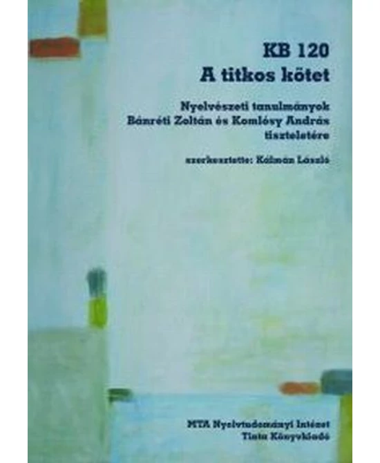 KB 120 - A titkos kötet