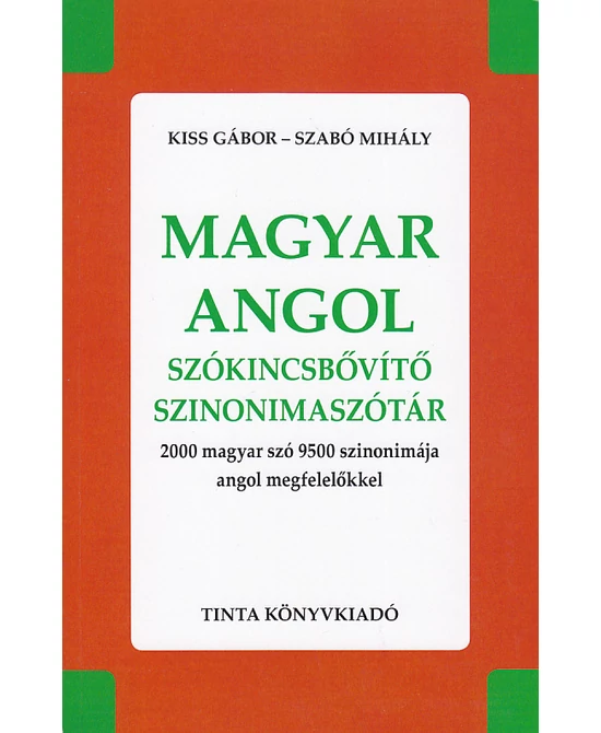 Magyar-angol szókincsbővítő szinonimaszótár
