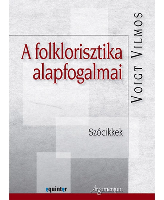 A folklorisztika alapfogalmai