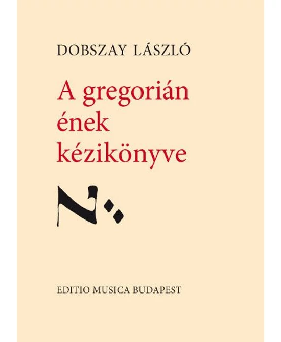 A gregorián ének kézikönyve