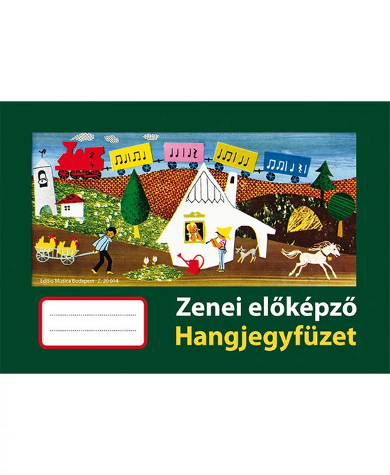 Zenei előképző - Hangjegyfüzet