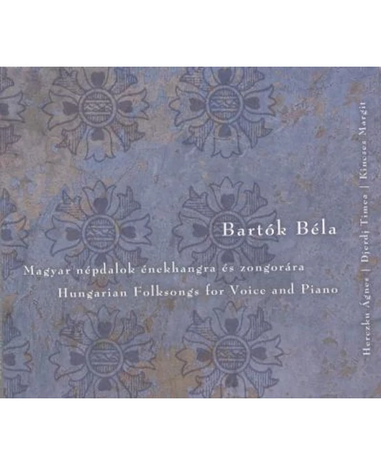 Magyar népdalok énekhangra és zongorára (CD)