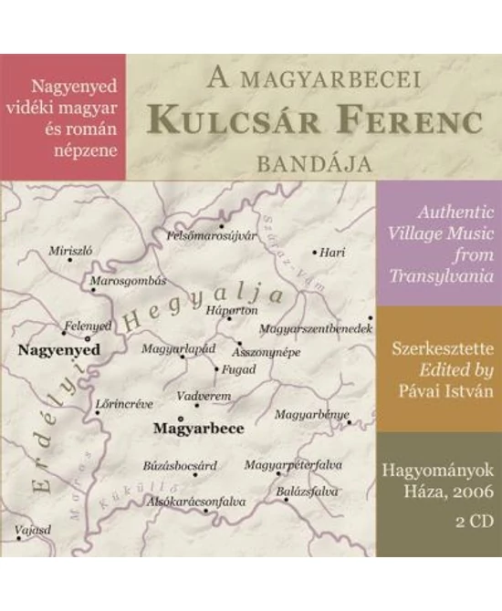 Nagyenyed vidéki magyar és román népzene (CD)