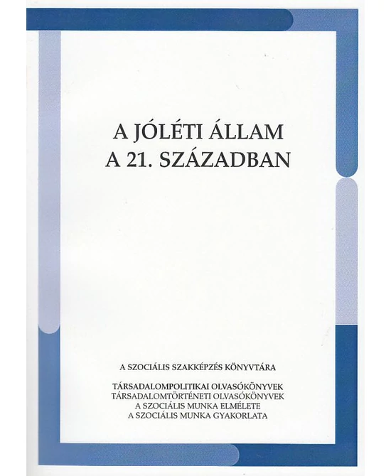 A jóléti állam a 21. században