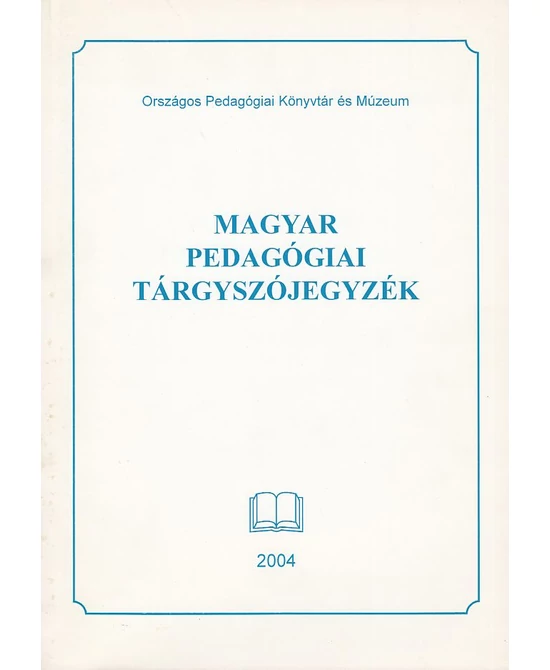 Magyar Pedagógiai Tárgyszójegyzék