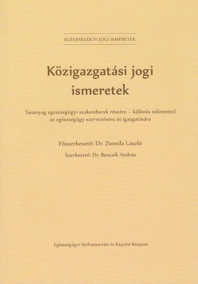 Közigazgatási jogi ismeretek