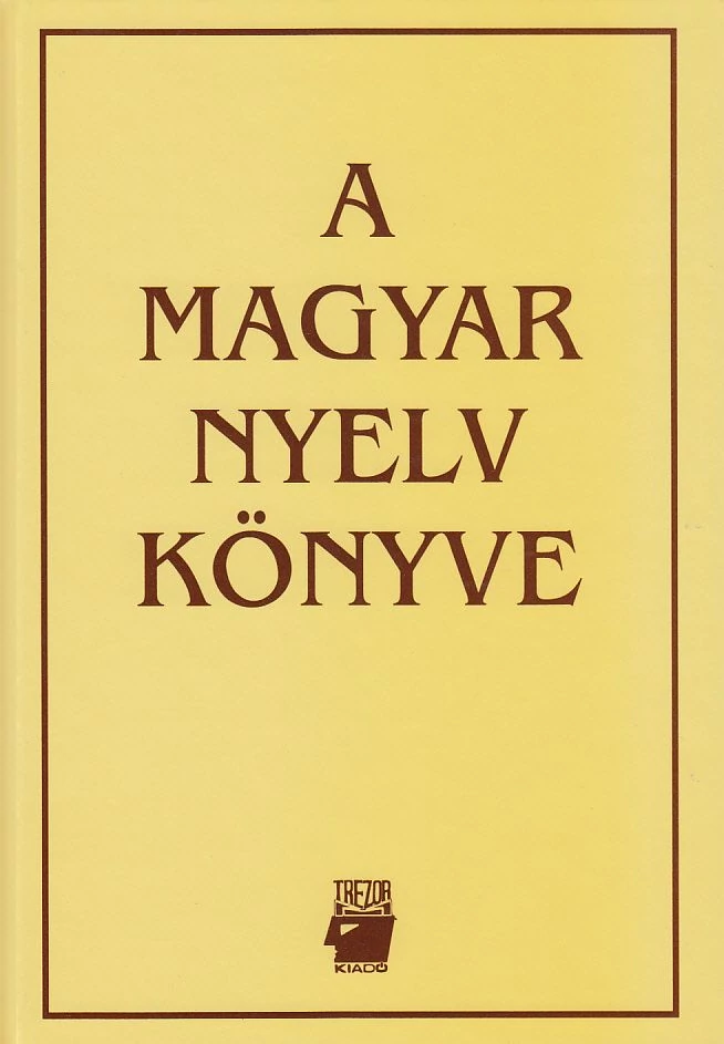 A magyar nyelv könyve