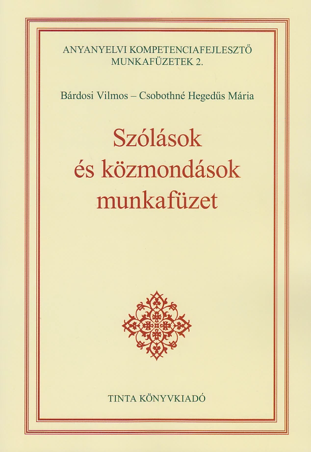 Szólások és közmondások munkafüzet