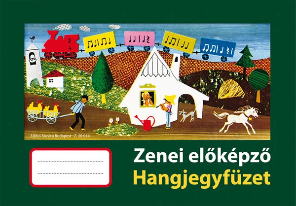 Zenei előképző - Hangjegyfüzet