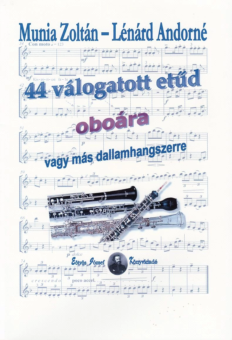 44 válogatott etűd oboára