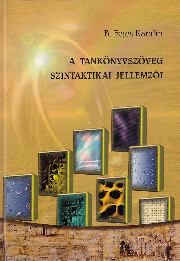 A tankönyvszöveg szintaktikai jellemzői